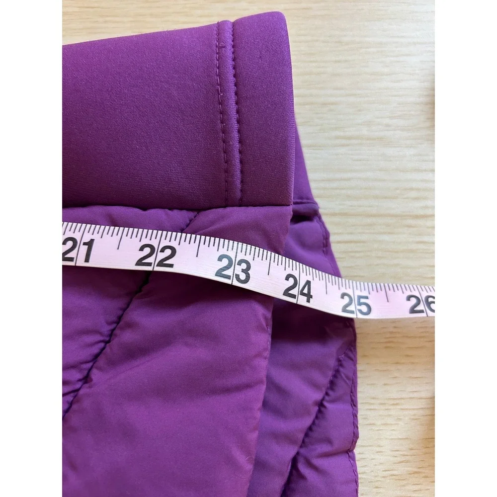 Bernardo Performance Hooded Quilted Water Repellent Jacket Purple Size S outdoor
